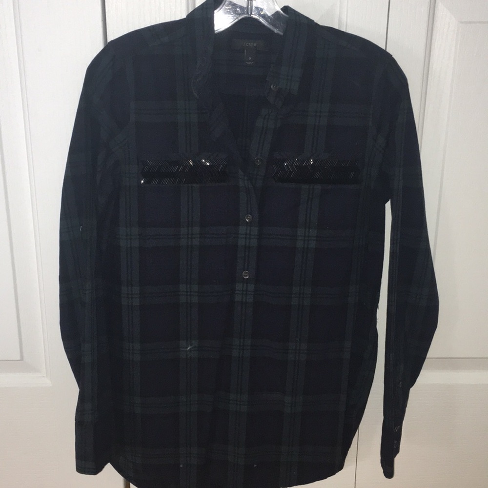 J. Crew Checkered Tunic